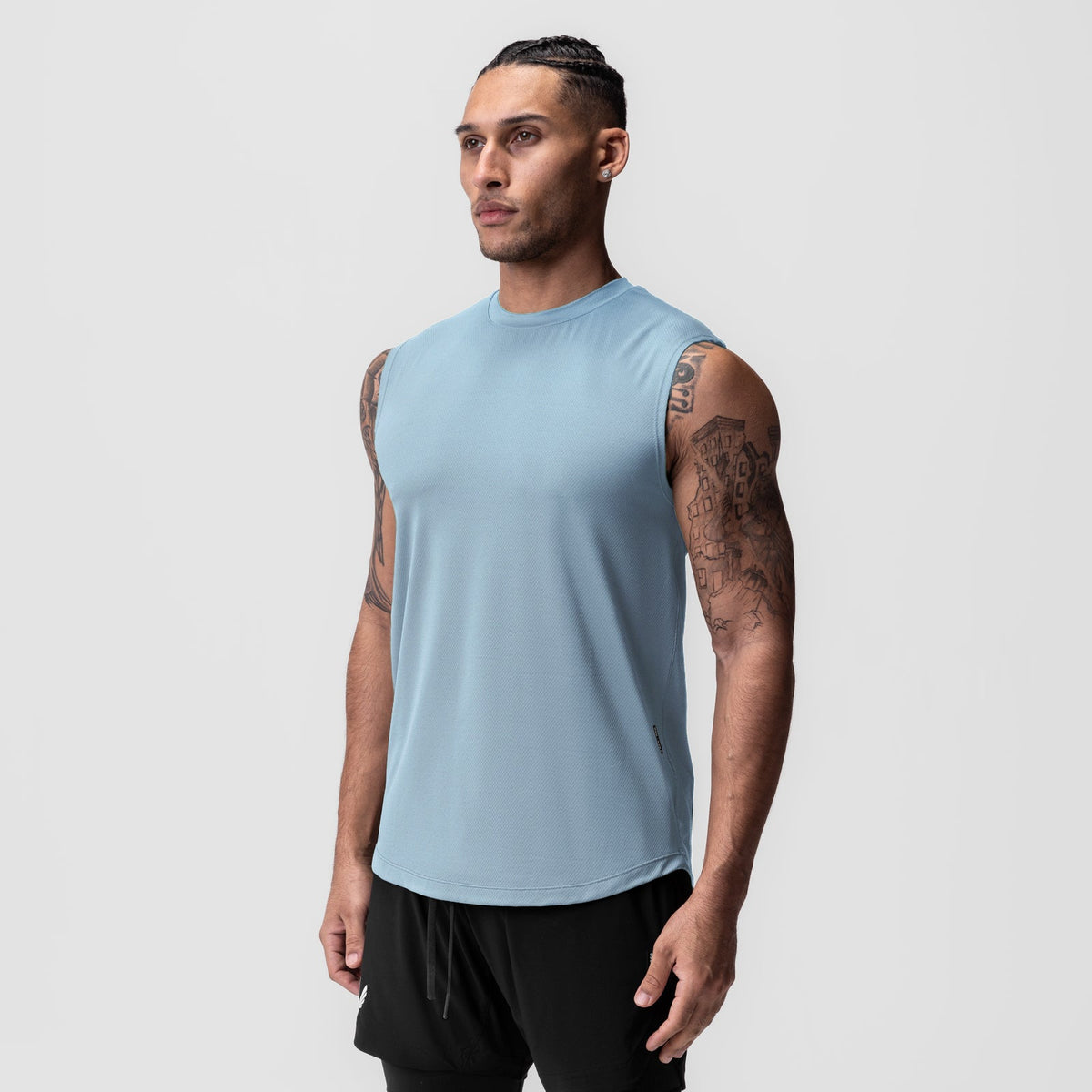 0757. AeroSilver® Cutoff Tank - Light Sky