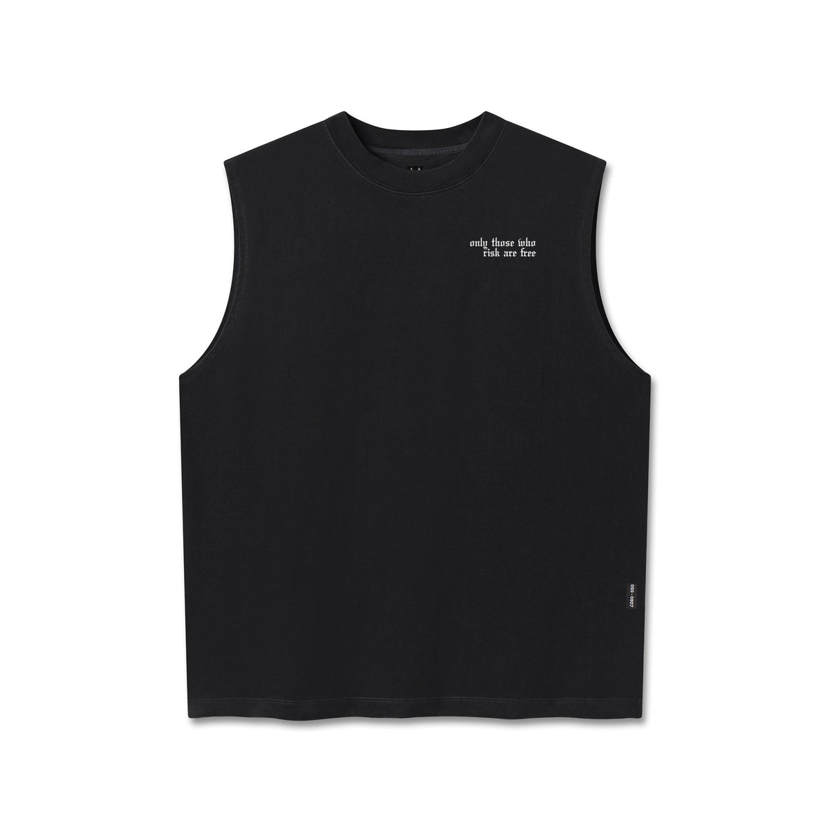 0807. Tech Essential™ Relaxed Cutoff - Black "Warrior"