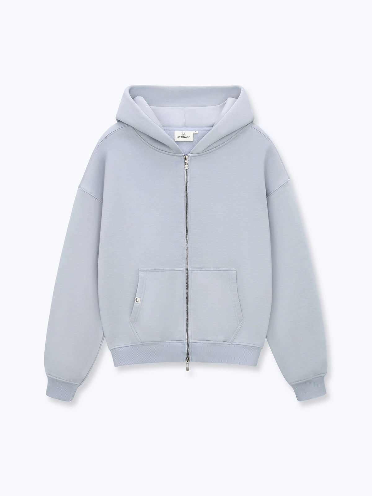 SIGNATURE BASIC ZIP UP - ICE SLATE