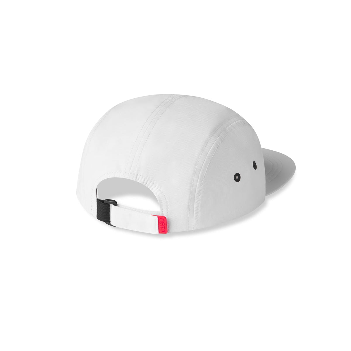 0814. 5-Panel Run Cap - White