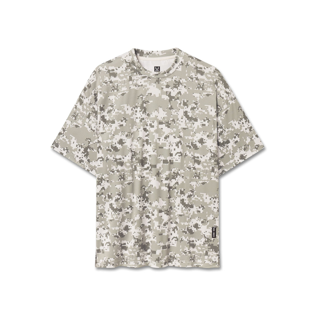 0822. AeroSilver® Oversized Tee - Digital Camo