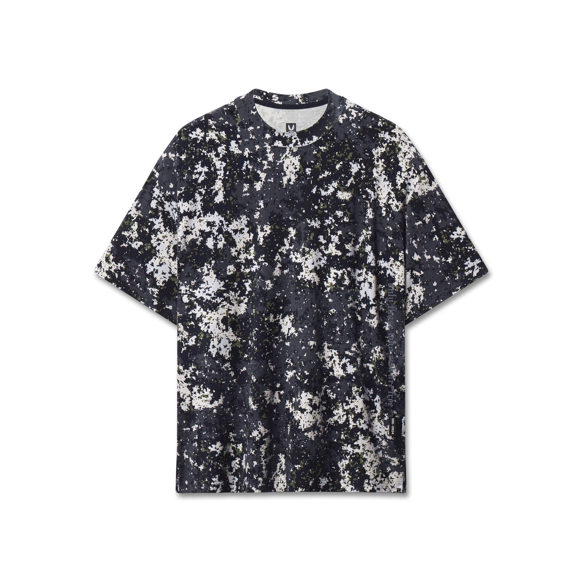 0824. Supima® Oversized Tee - Pixel Camo