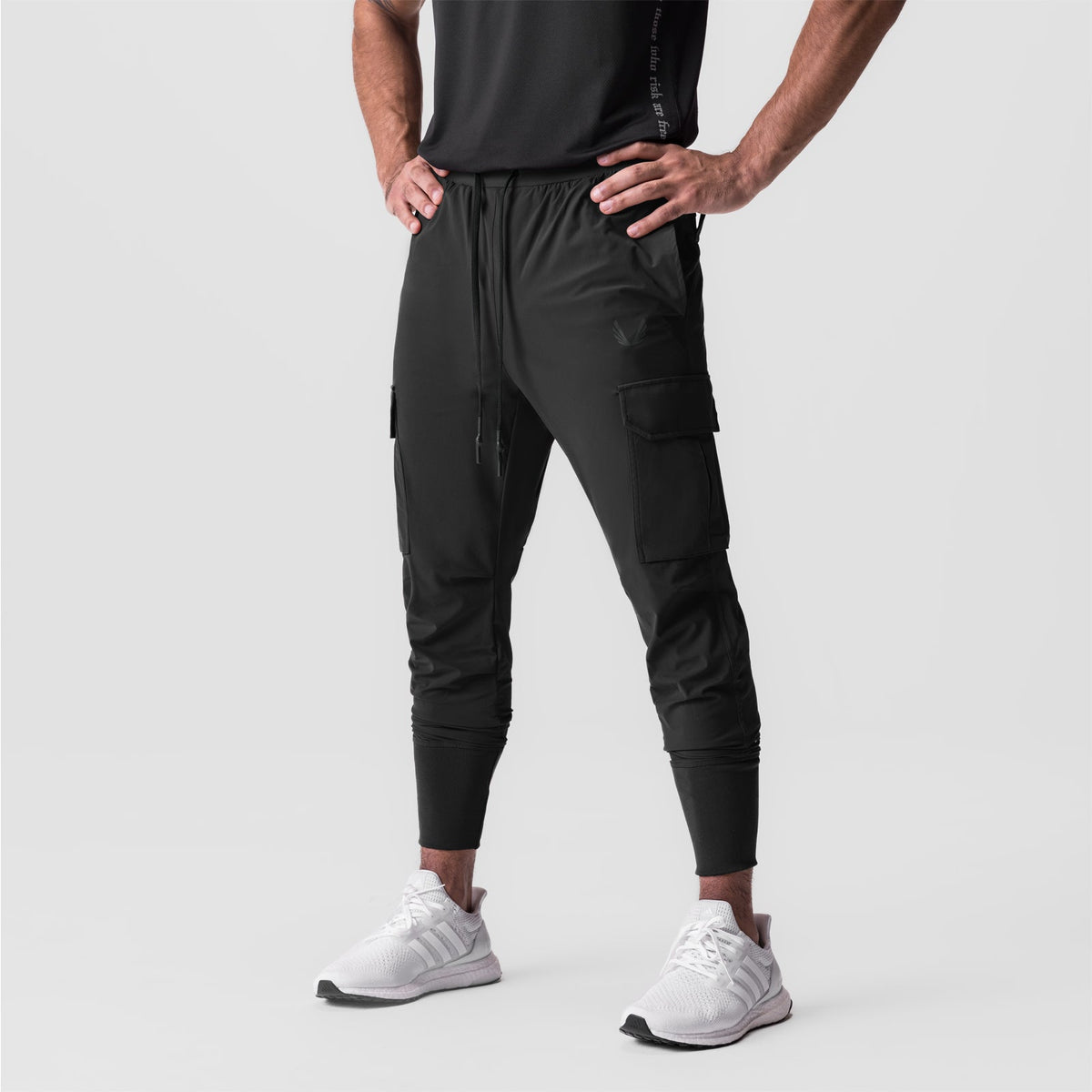 0825. Tetra-Lite® Cargo High Rib Jogger - Black