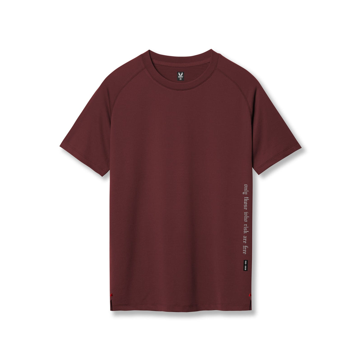 0839. 3D-Lite® 2.0 Lycra® Fitted Tee - Crimson "OTWR"