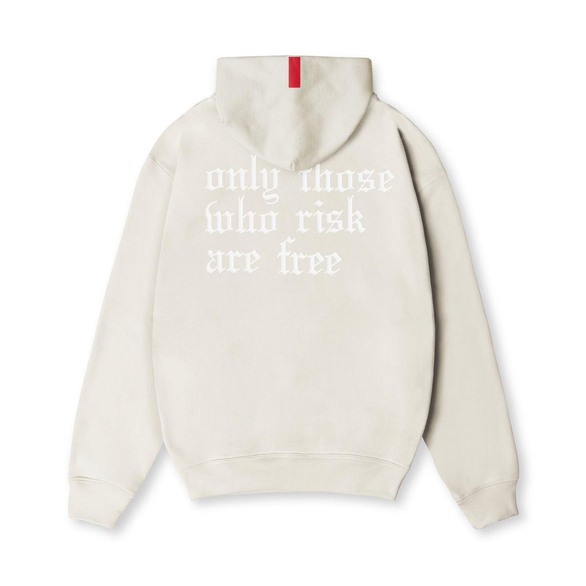 0874. Tech-Terry™ Zip Pocket Hoodie - Stone/White "OTWR"