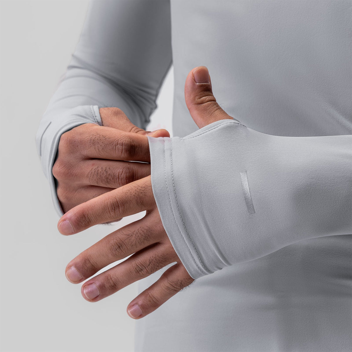 0906. Thermal Training Quarter Zip - Slate Grey "Cyber"