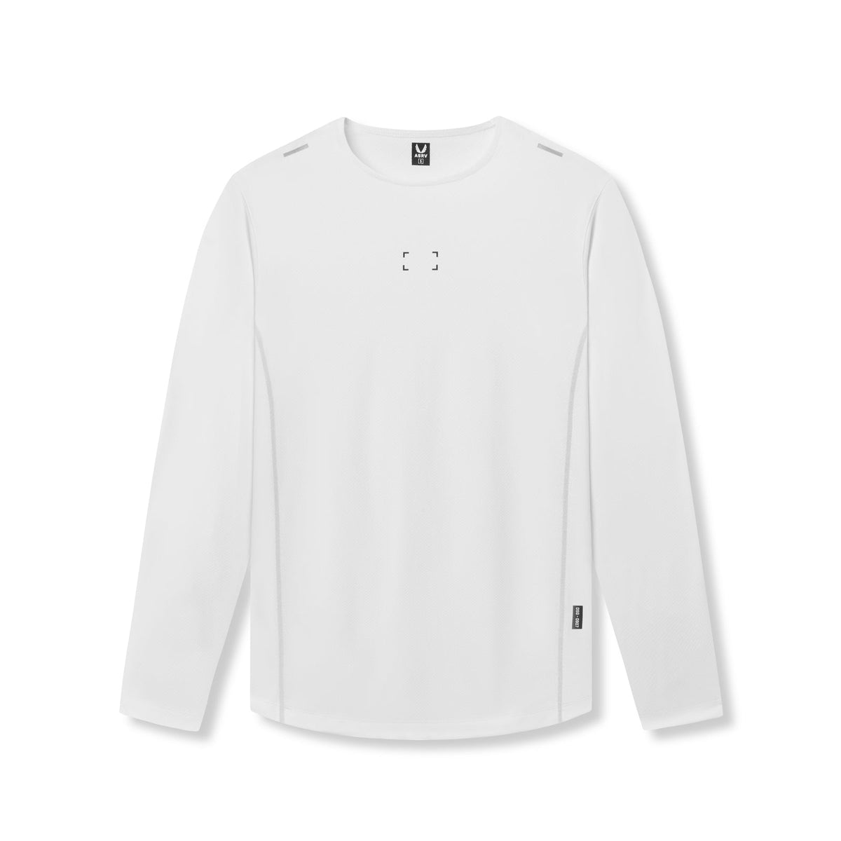 0907. AeroSilver® Training Long Sleeve - White "Space Bracket"