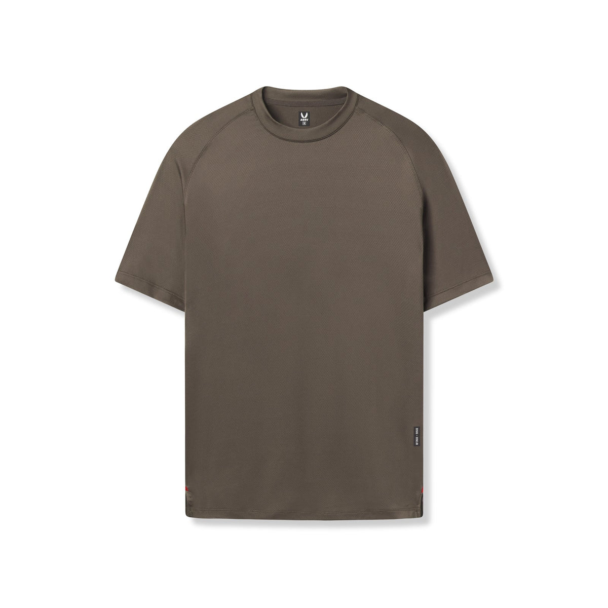 0918. AeroSilver® Fitted Tee - Deep Taupe