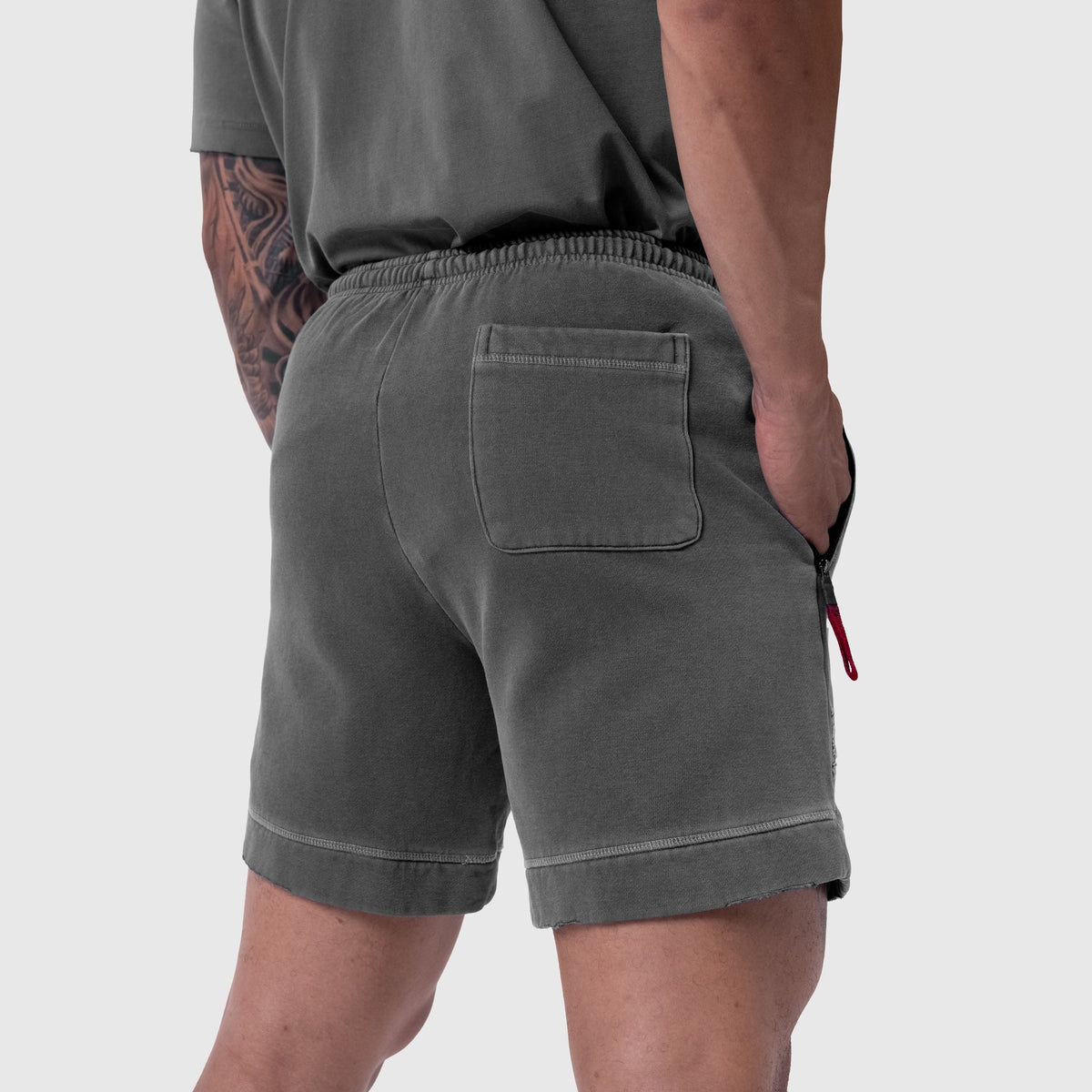 0921. Tech Essential™ Sweat Short - Faded Grey