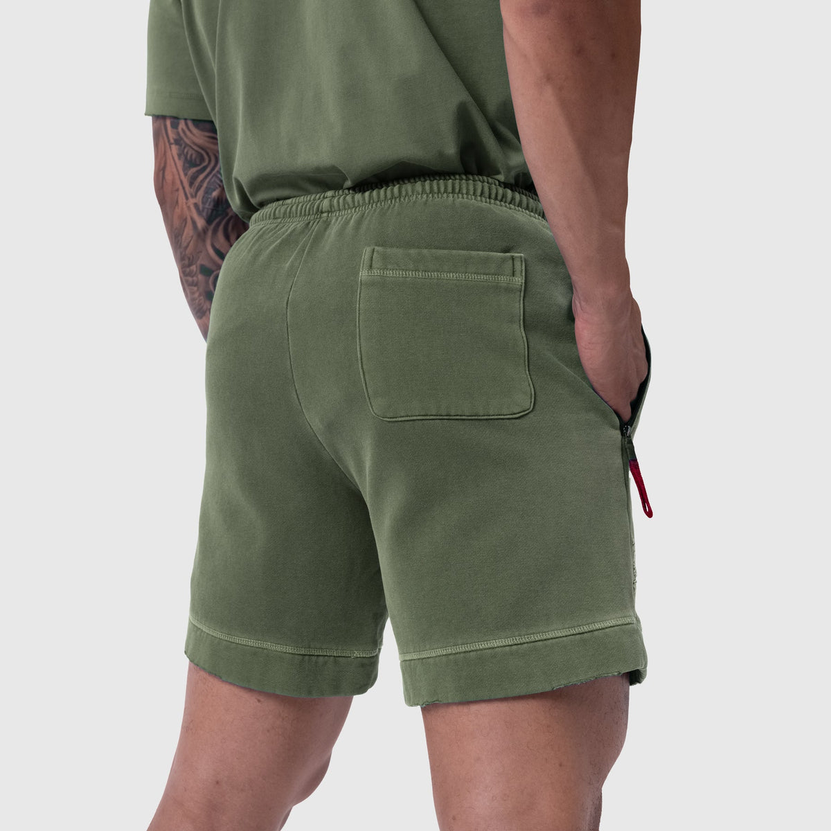0921. Tech Essential™ Sweat Short - Faded Olive