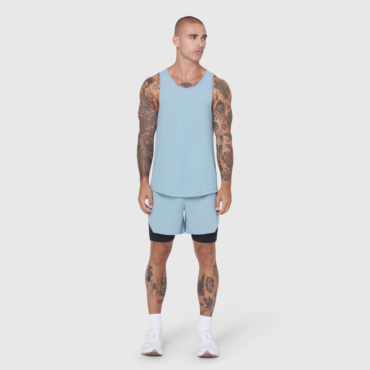 0960. Laser-Vent™ Tank Top - Light Sky