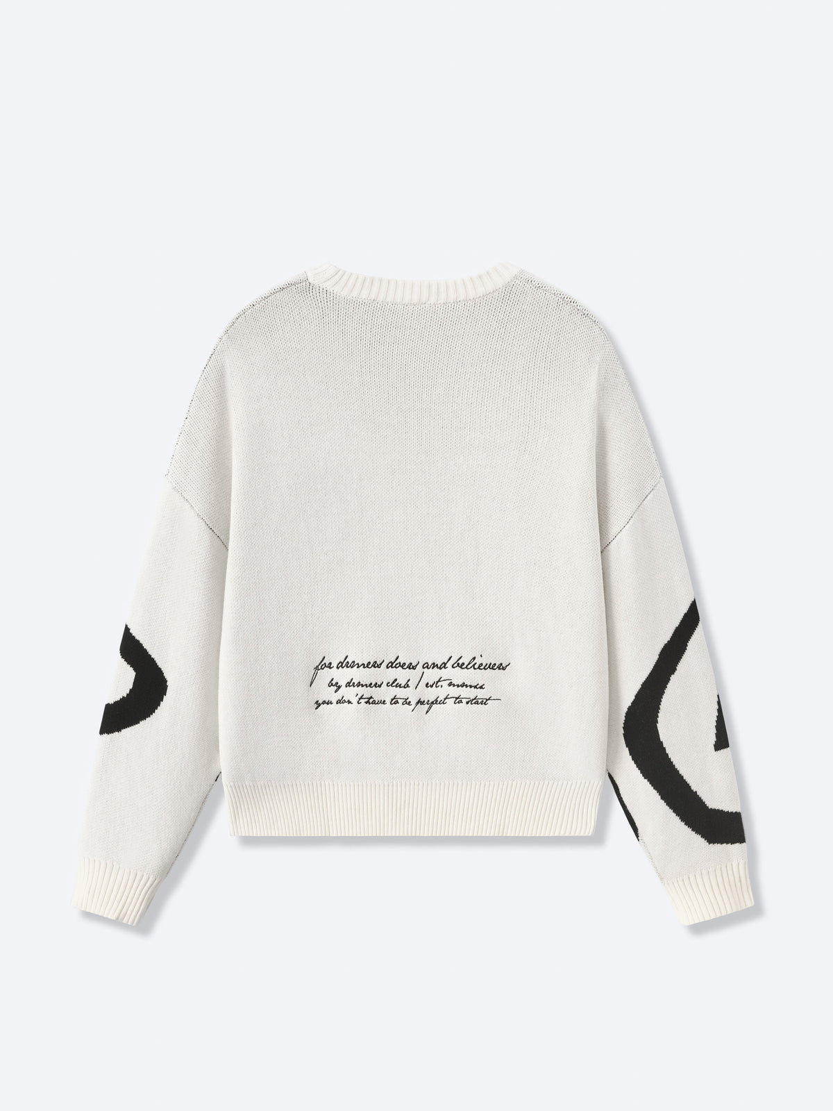TRIPLE SMILEY KNIT - CREAM