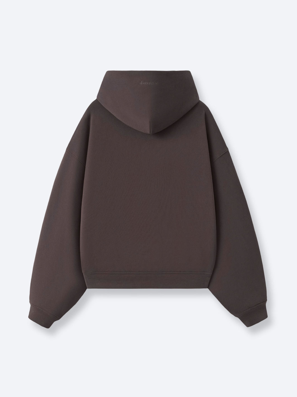 SIGNATURE BASIC ZIP UP - COFFEE BROWN