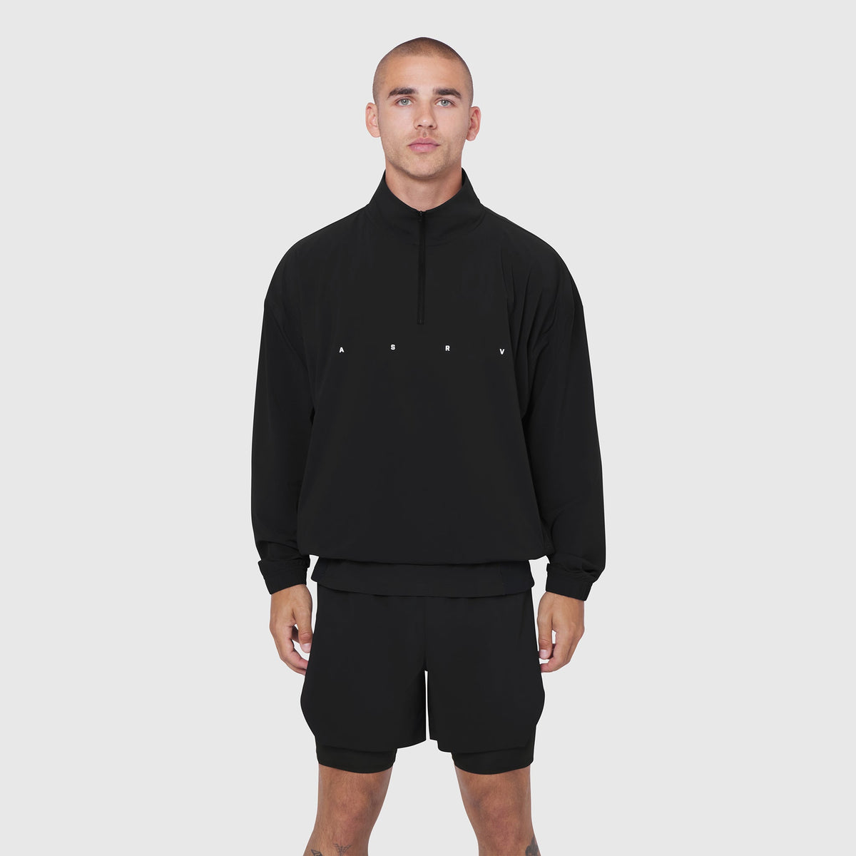 0970. Aerotex™ Quarter-Zip Jacket - Black