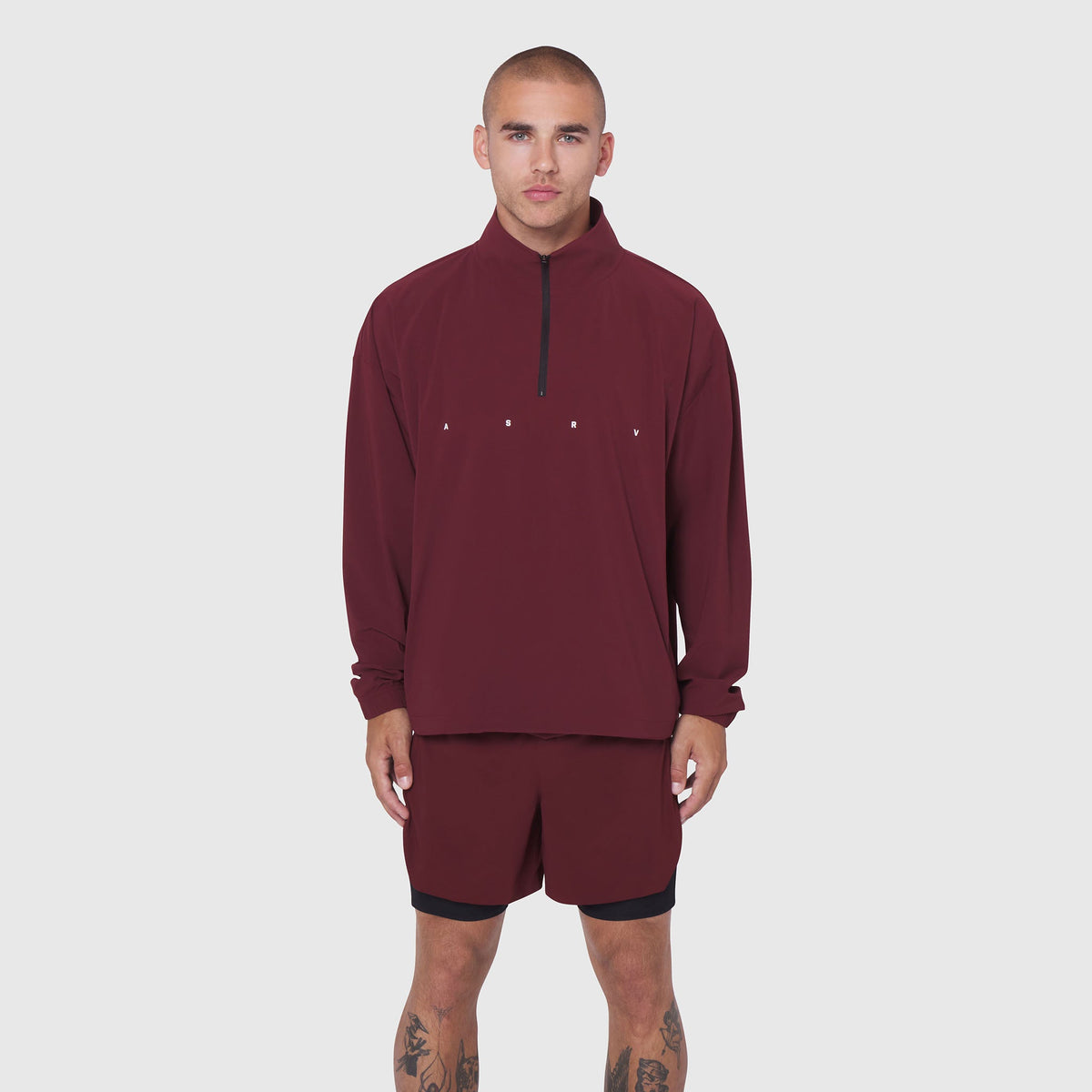 0970. Aerotex™ Quarter-Zip Jacket - Crimson