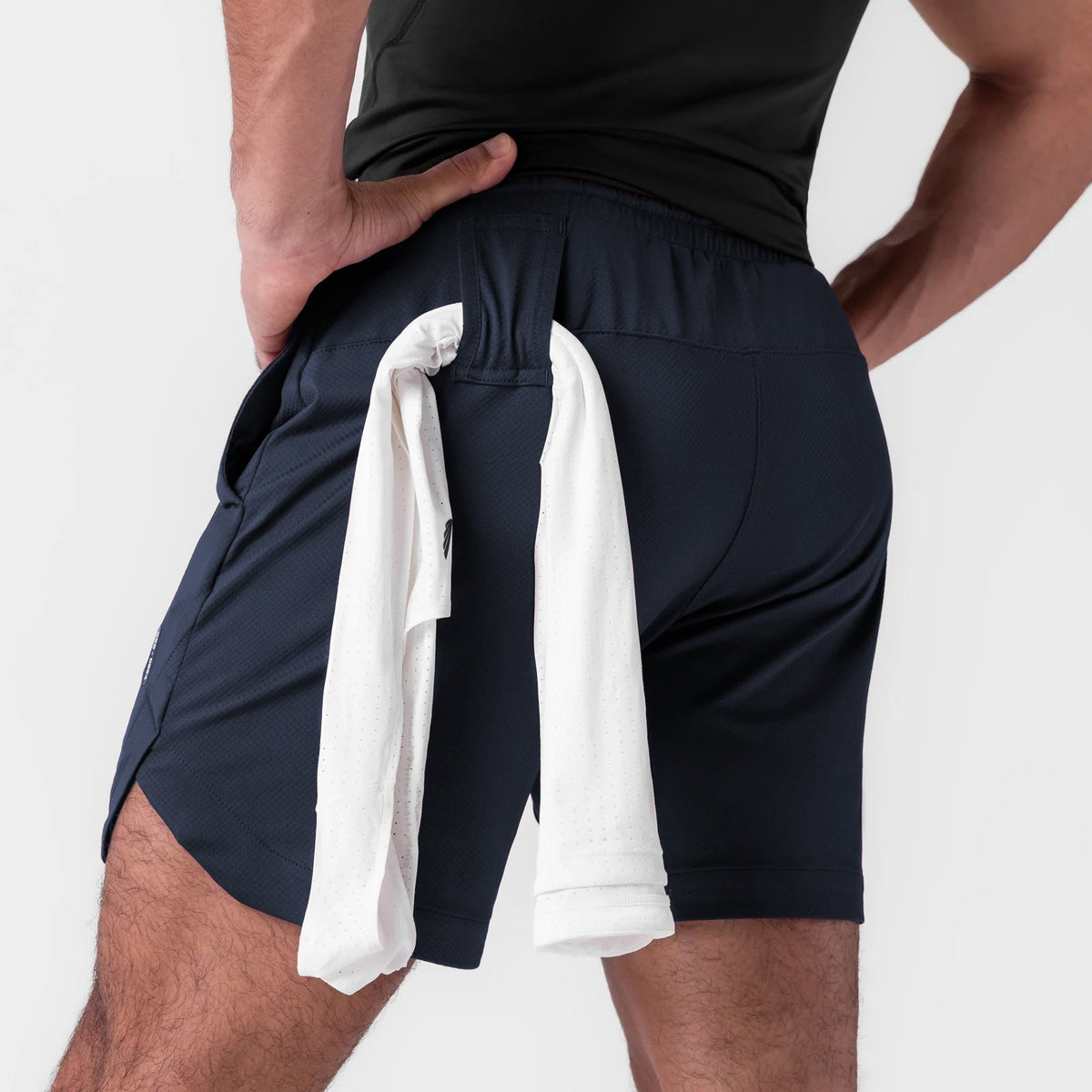 0994. AeroSilver® 7" Linerless Short - Navy