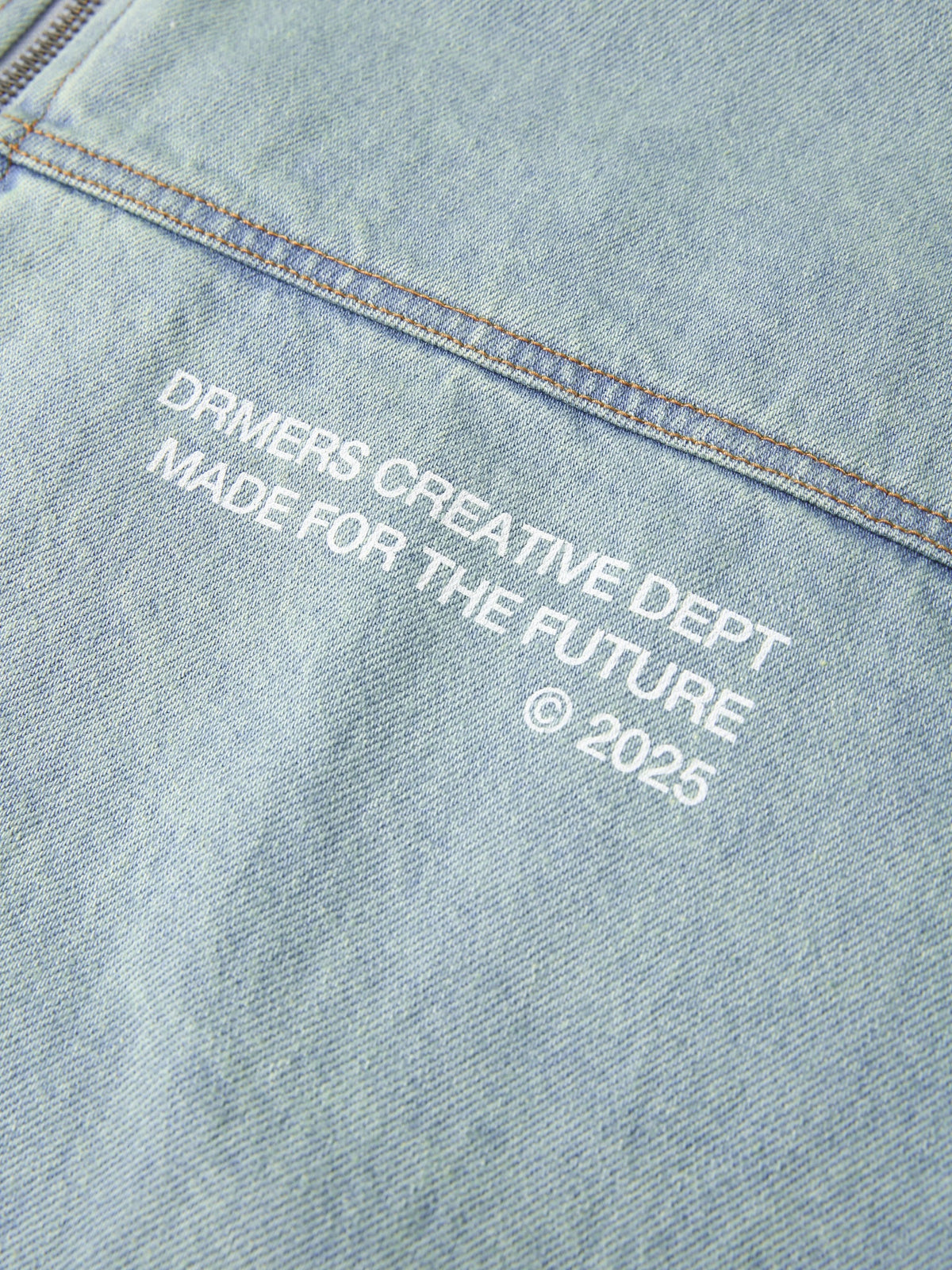 CREATIVE DEPT DENIM WORK JACKET - BLUE