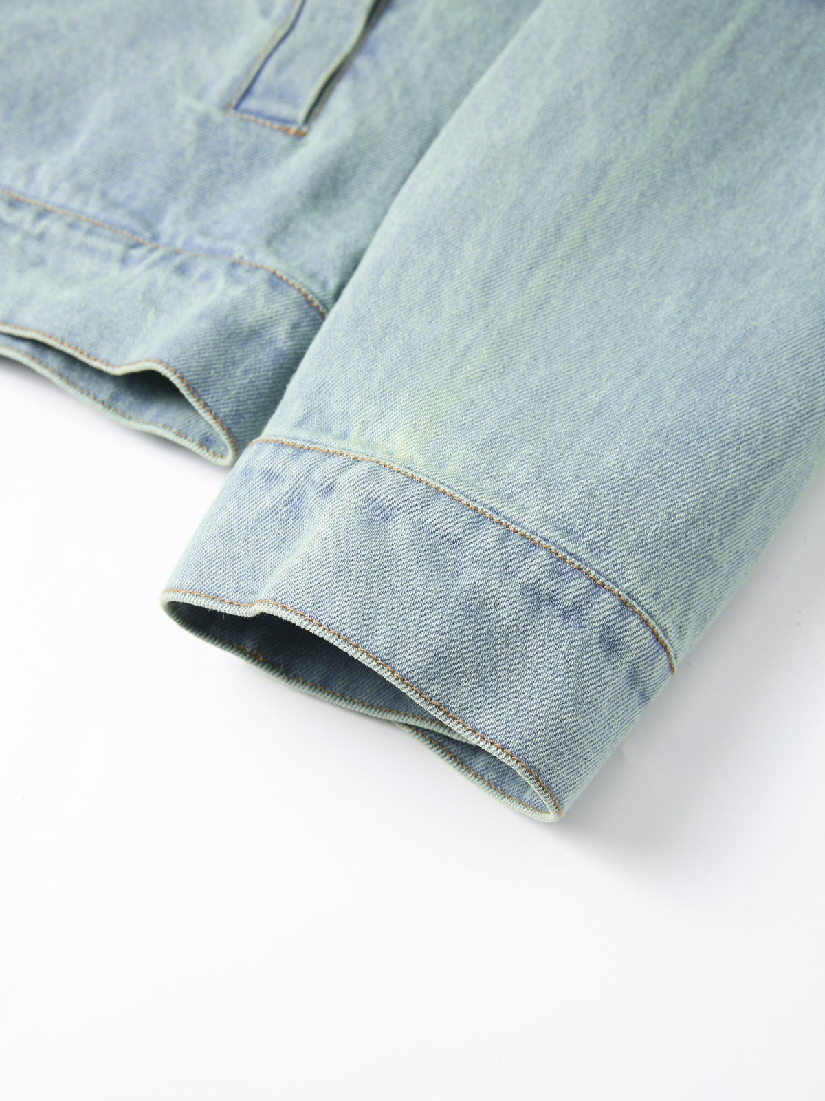 CREATIVE DEPT DENIM WORK JACKET - BLUE (FRONT PRINT)
