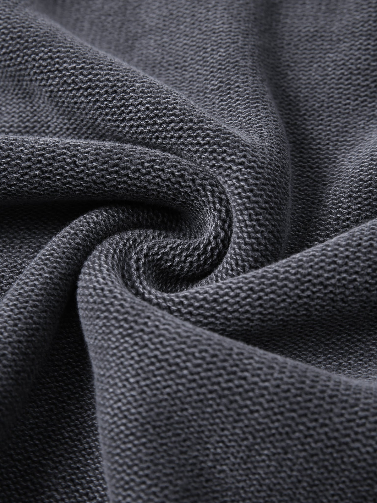 FALLING LETTERS KNIT - WASHED GREY