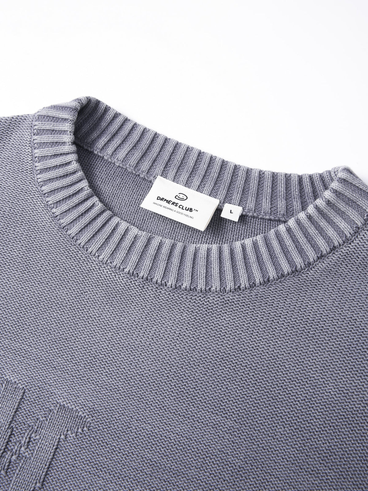 FALLING LETTERS KNIT - WASHED PURPLE