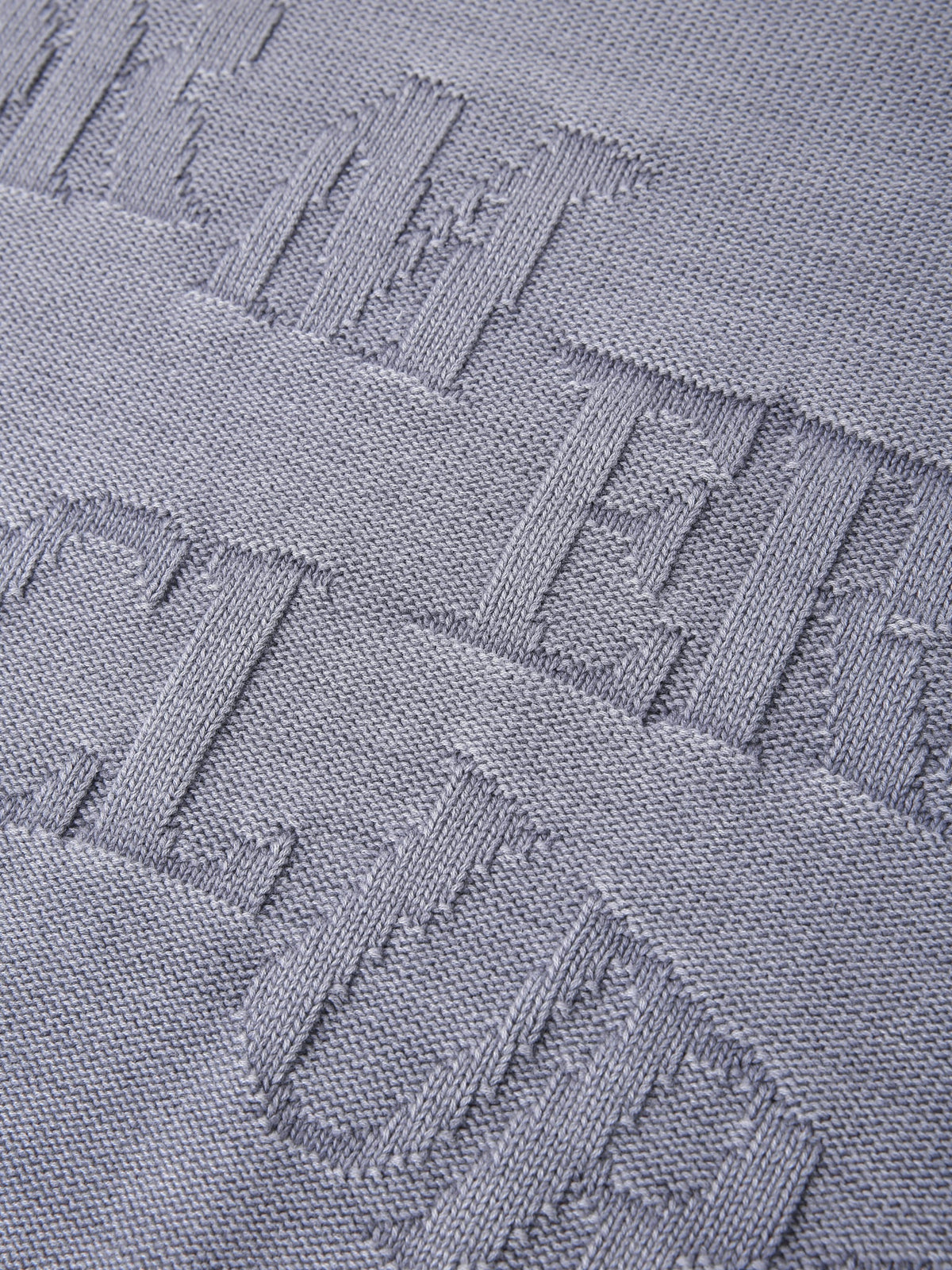 FALLING LETTERS KNIT - WASHED PURPLE