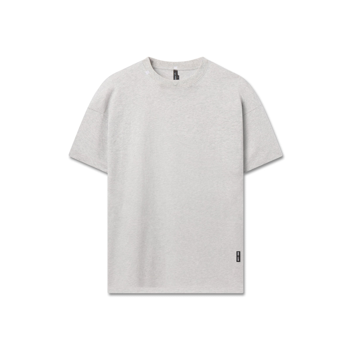 1102. Distressed Relaxed Tee - Heather Grey