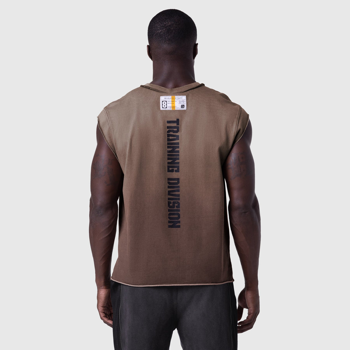 1115. Tech Essential™ Cap Shoulder Cutoff - Dark Earth Sun Fade