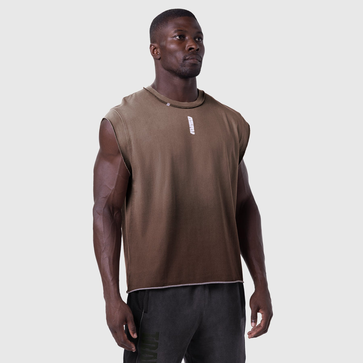 1115. Tech Essential™ Cap Shoulder Cutoff - Dark Earth Sun Fade