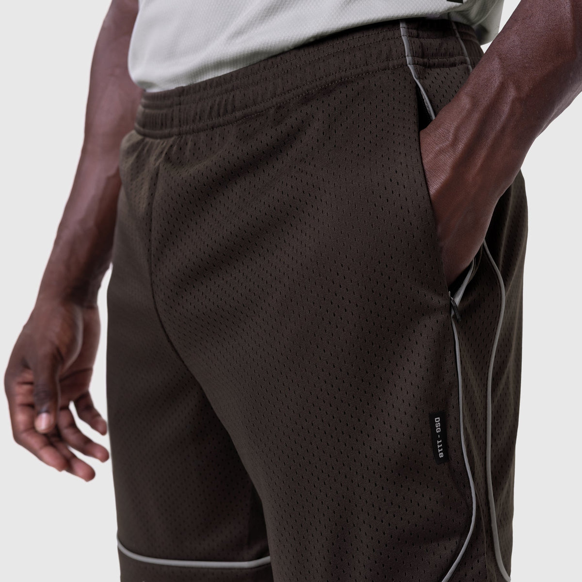 1118. Ion-Mesh™ Modal Liner Short - Dark Earth