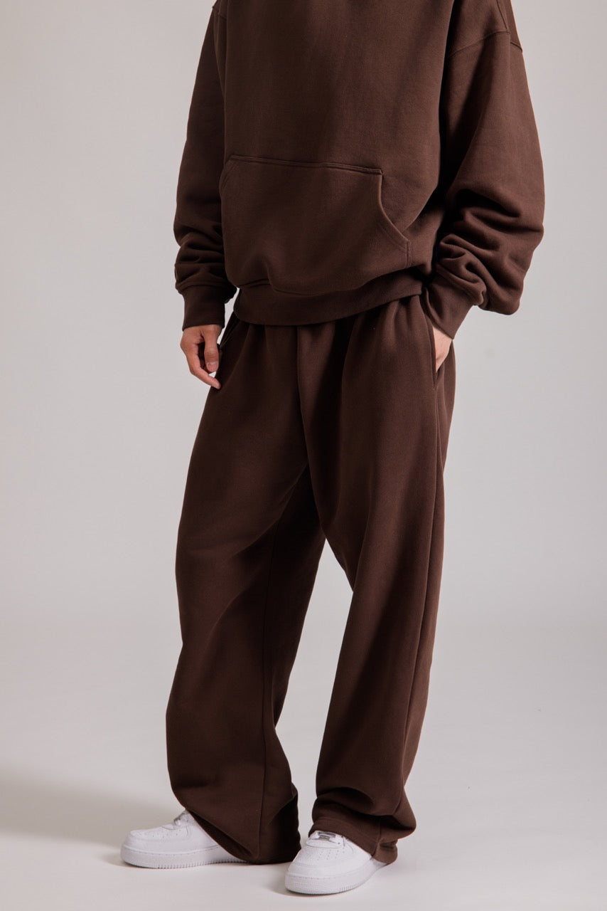 Baggy Sweatpants - COFFEE