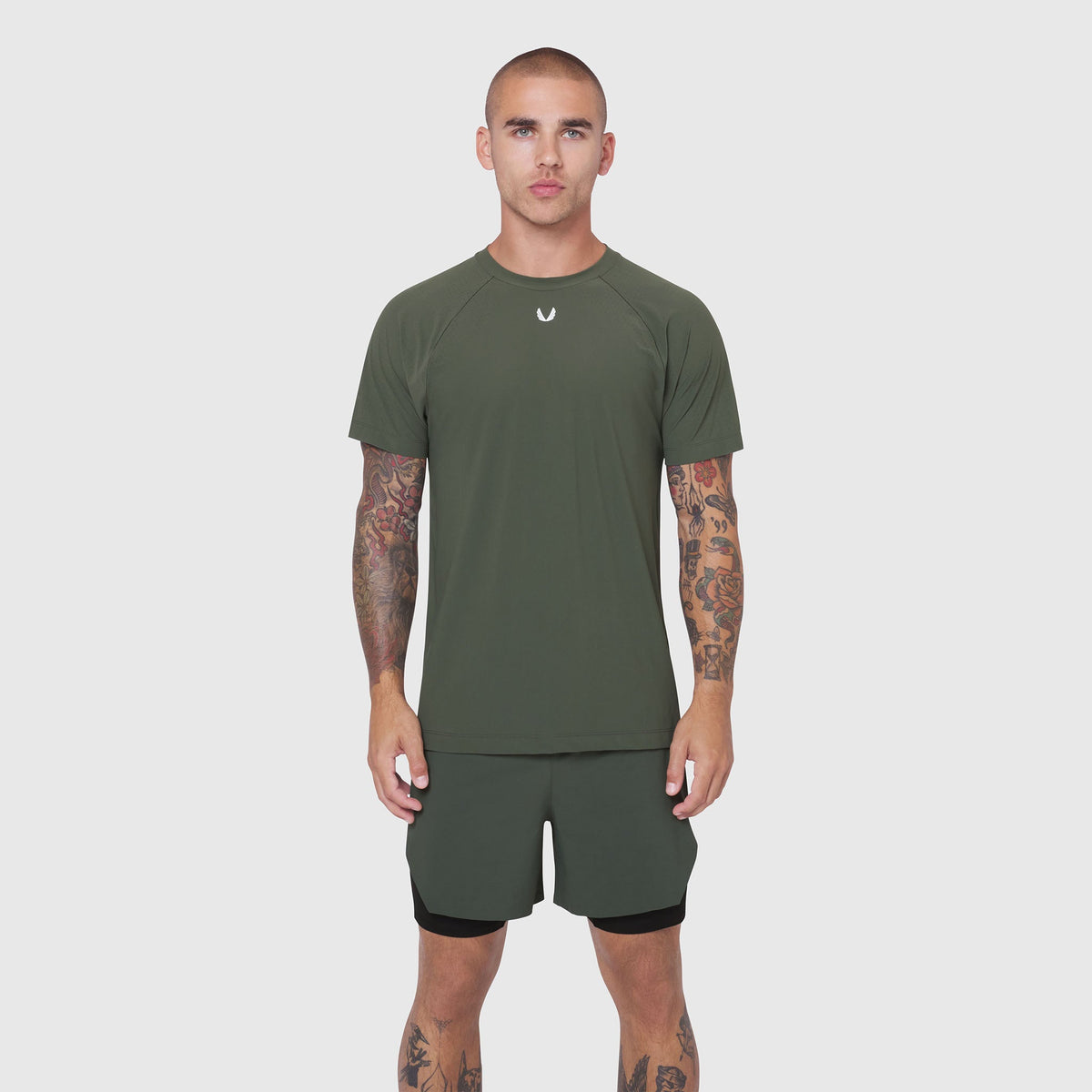 1180. Laser-Vent™ Training Tee - Olive
