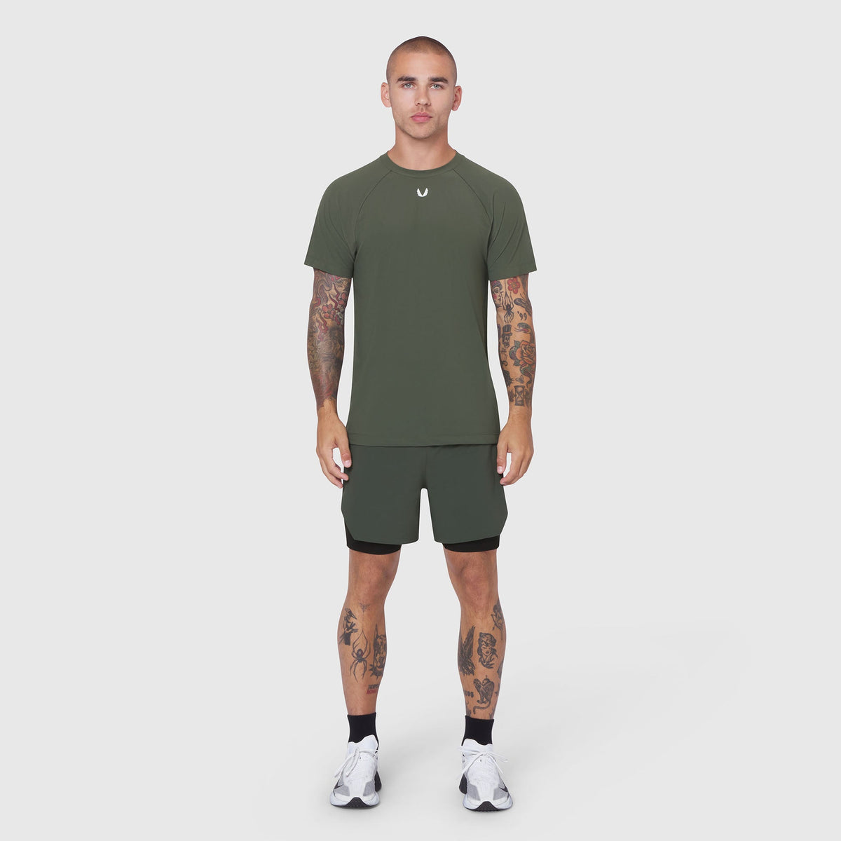 1180. Laser-Vent™ Training Tee - Olive