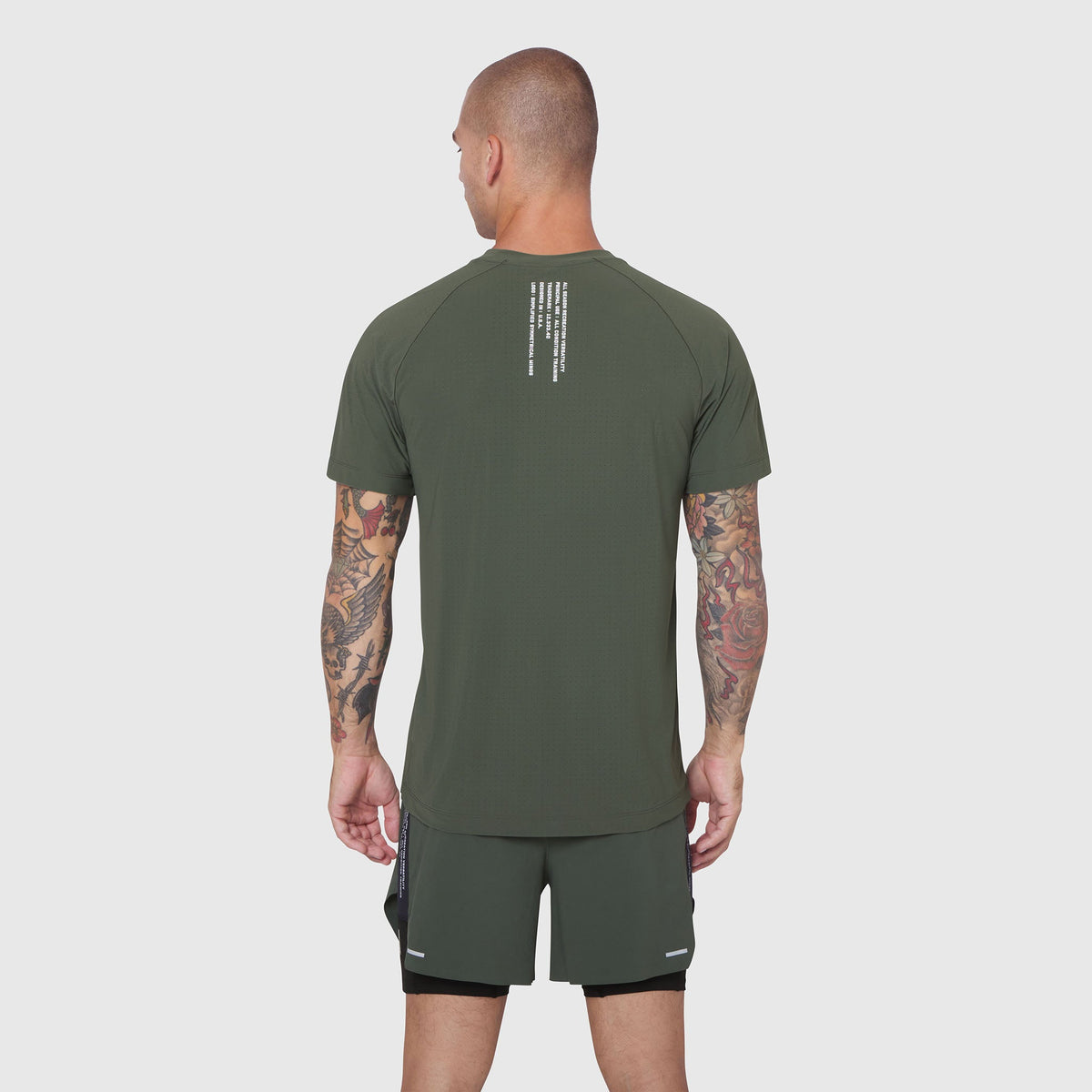 1180. Laser-Vent™ Training Tee - Olive