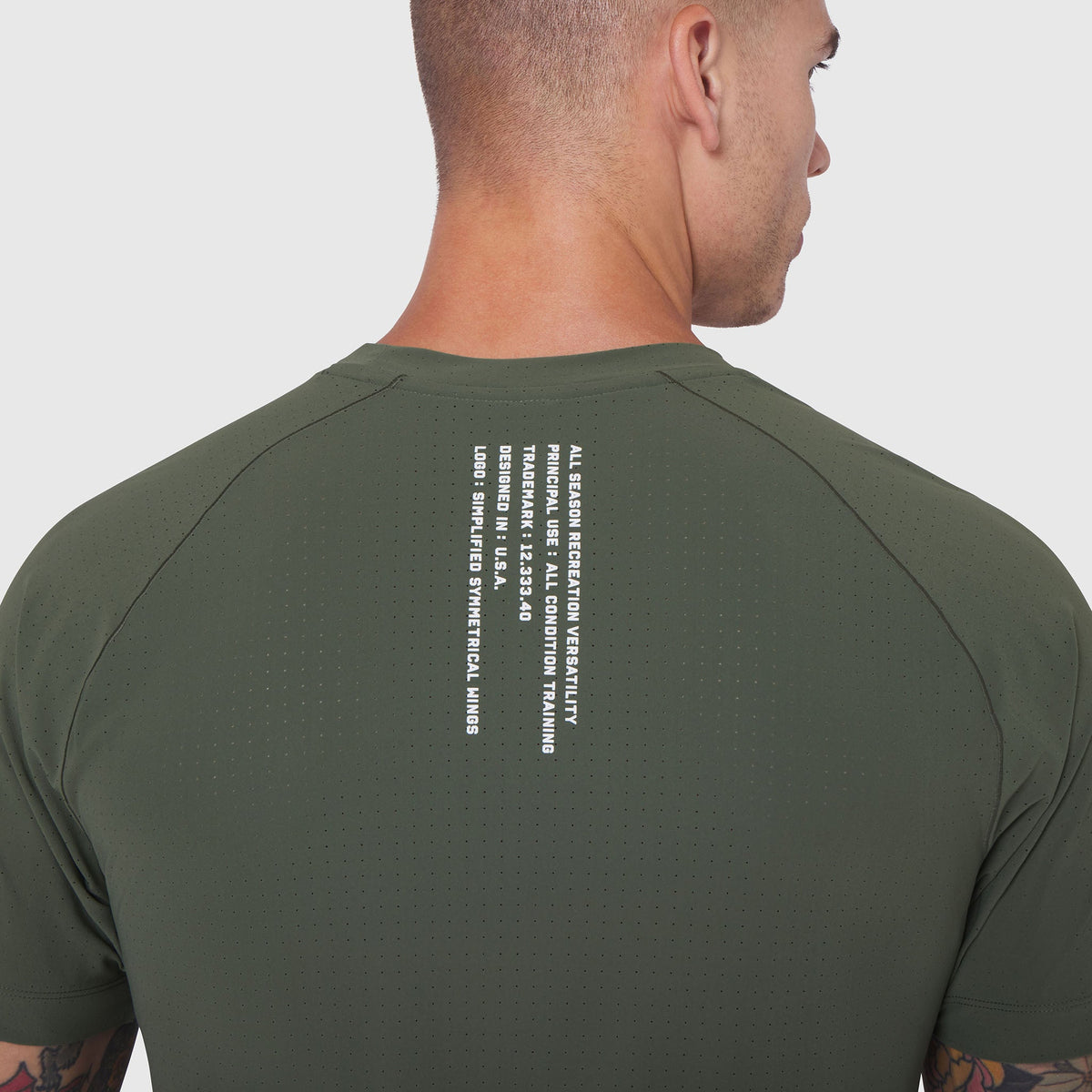 1180. Laser-Vent™ Training Tee - Olive