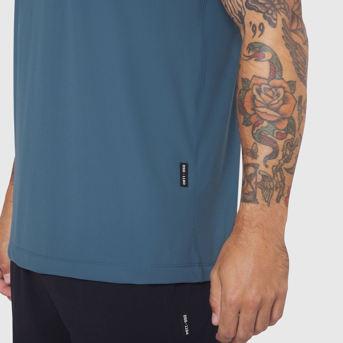1180. Laser-Vent™ Training Tee - Storm