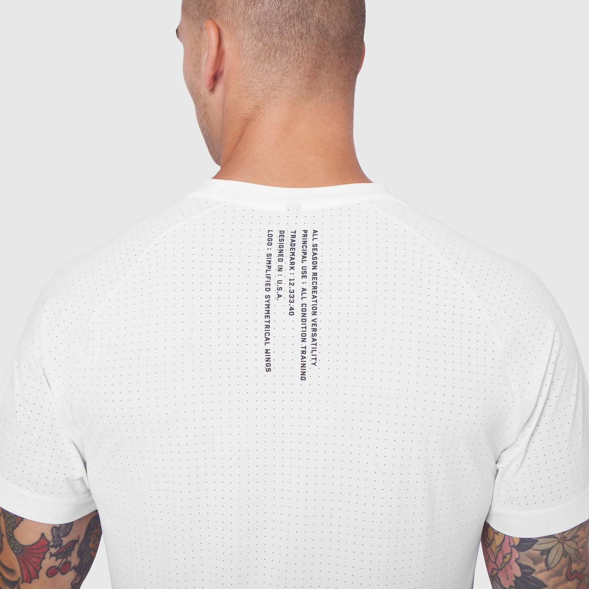 1180. Laser-Vent™ Training Tee - White