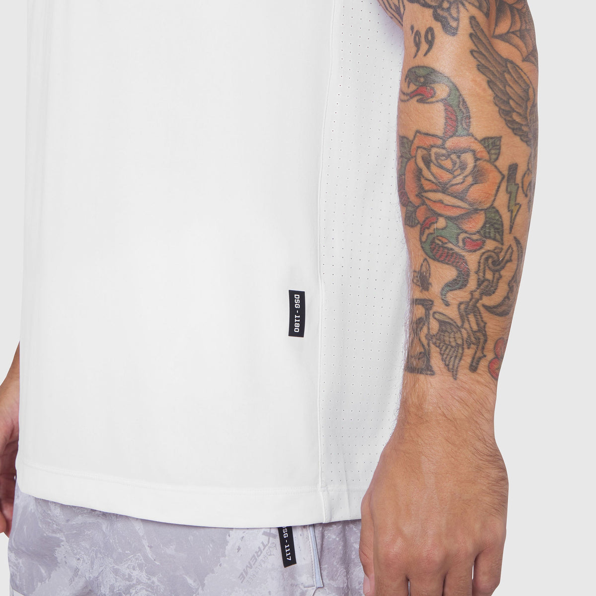 1180. Laser-Vent™ Training Tee - White