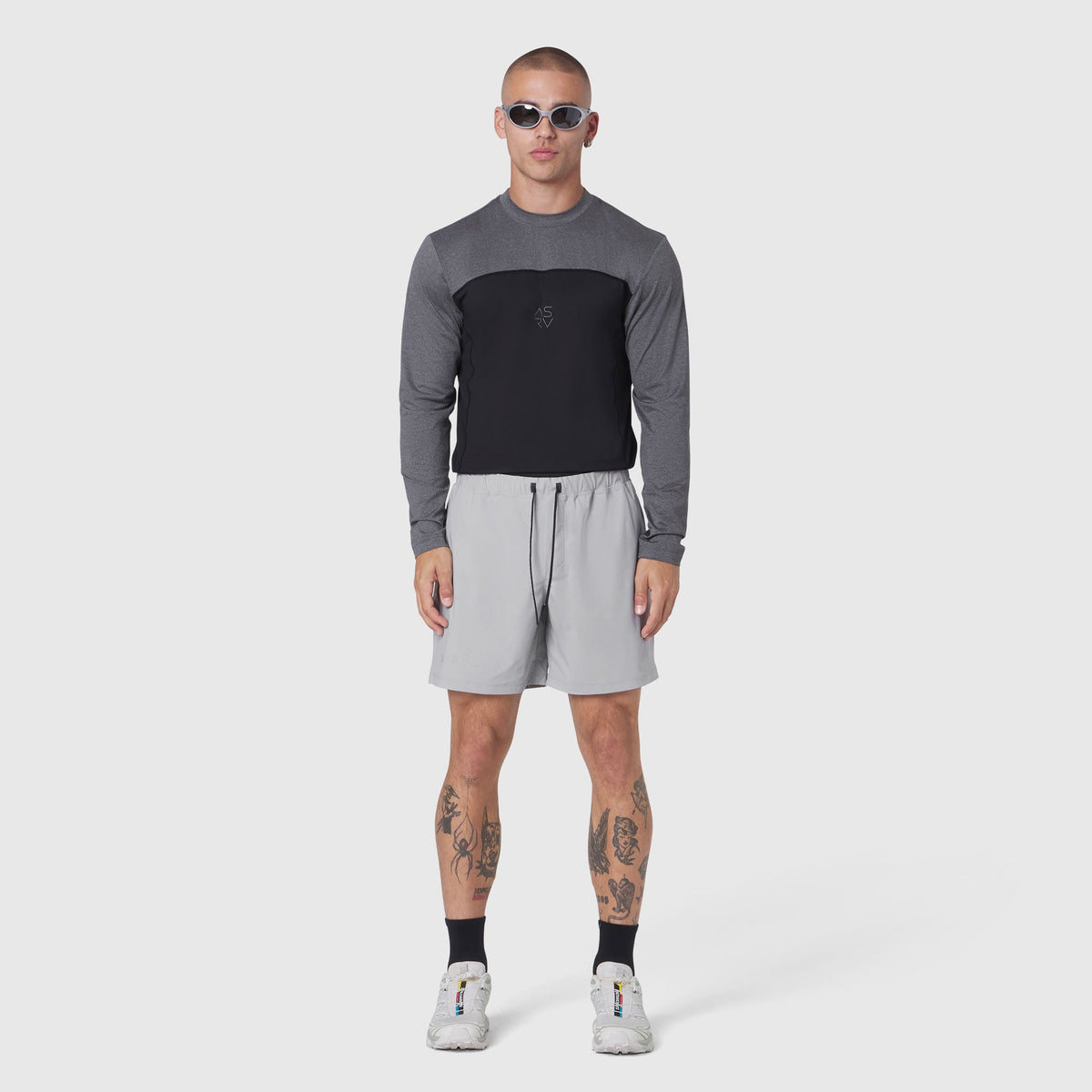1190. AEROSILVER® UPF50+ Run Long Sleeve - Black