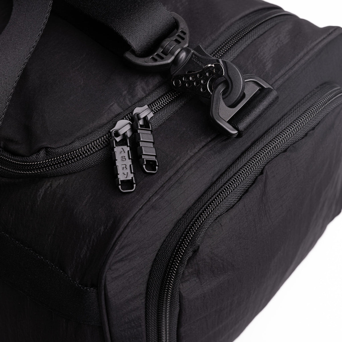 1234. Ripstop Duffle Bag - Black