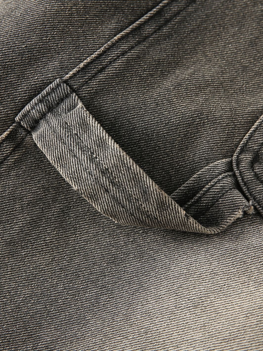 SMILEY STITCH JORTS - MUD BROWN
