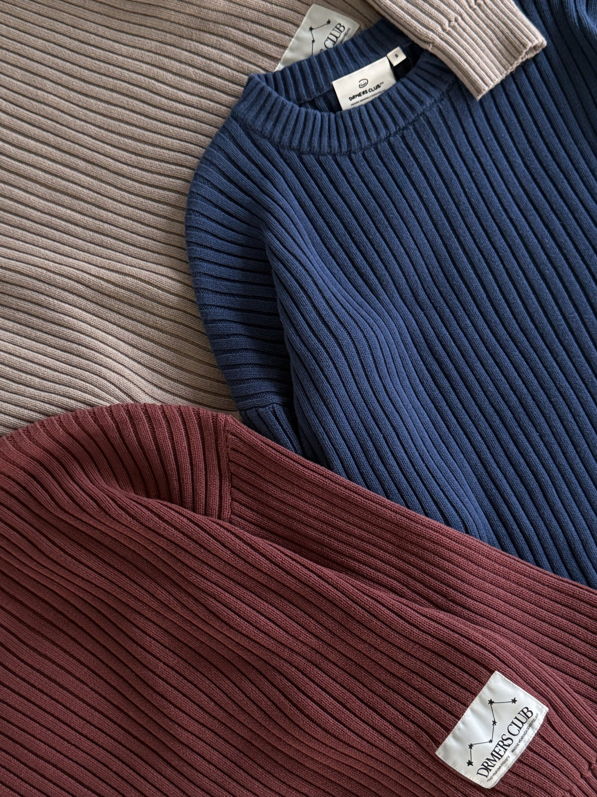 DRMERS RIBBED KNIT - MAROON