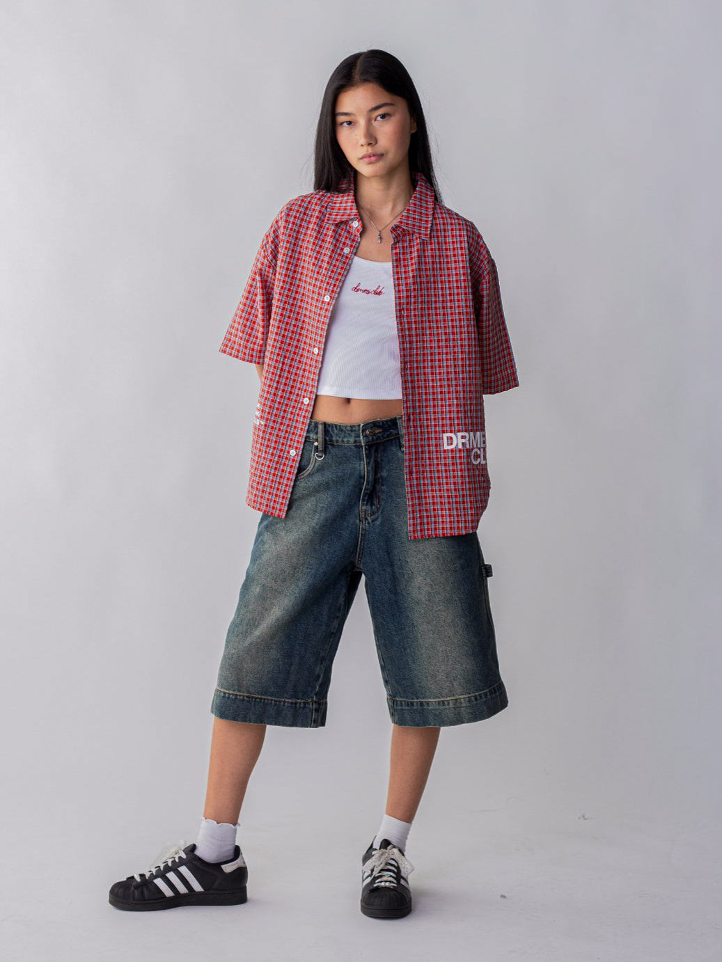 OTW SHORT SLEEVE PLAID - RED