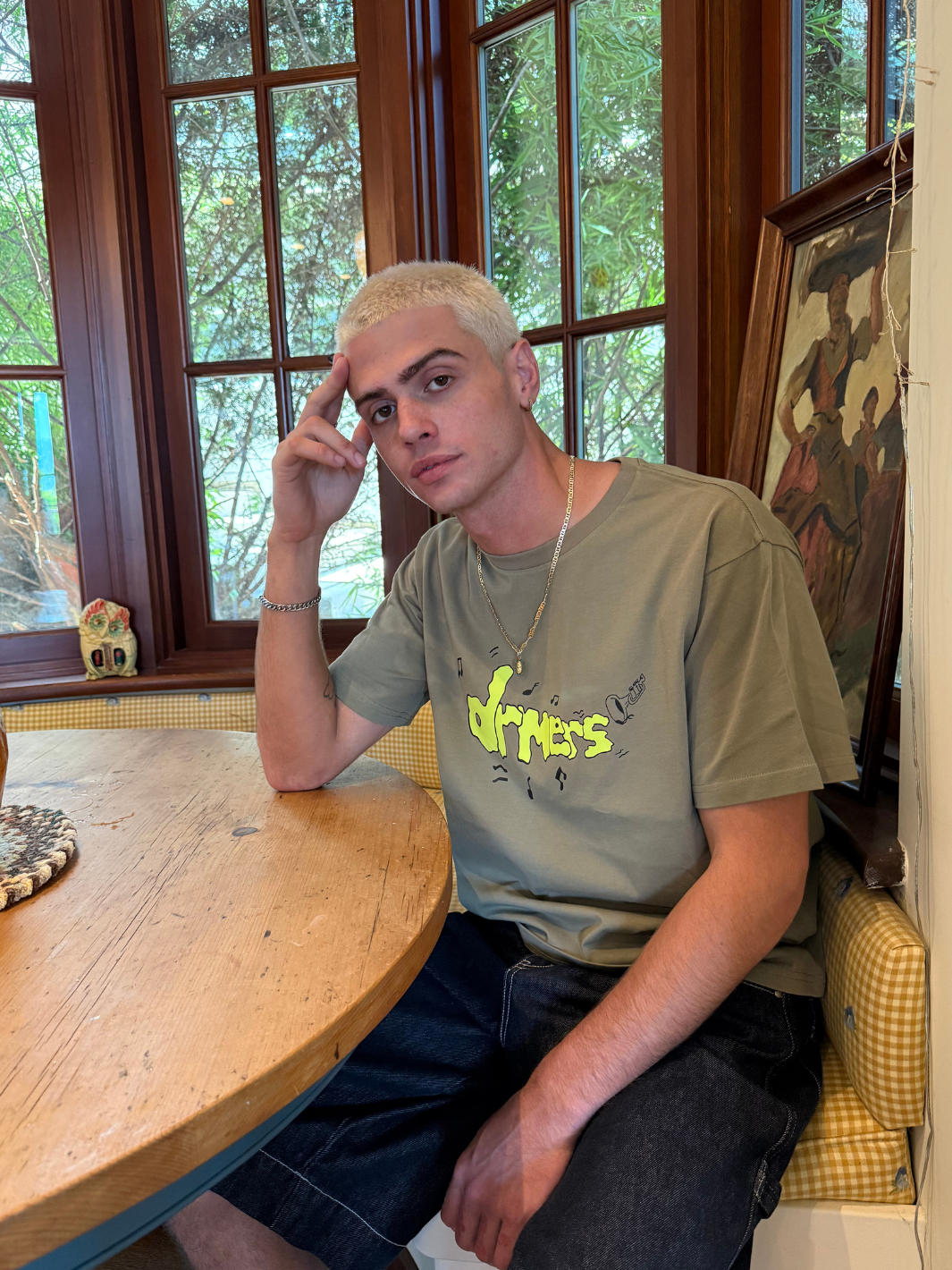 DRMERS JAZZ TEE - MUTED OLIVE