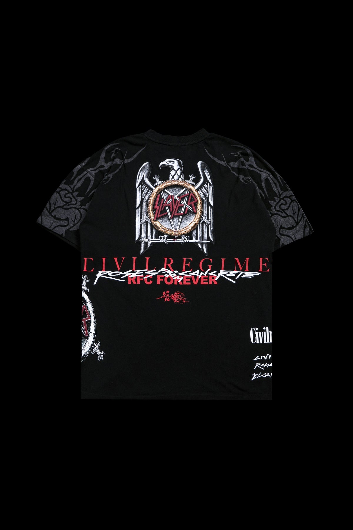Civil x Slayer Blood Reign American Classic Oversized Tee in Black