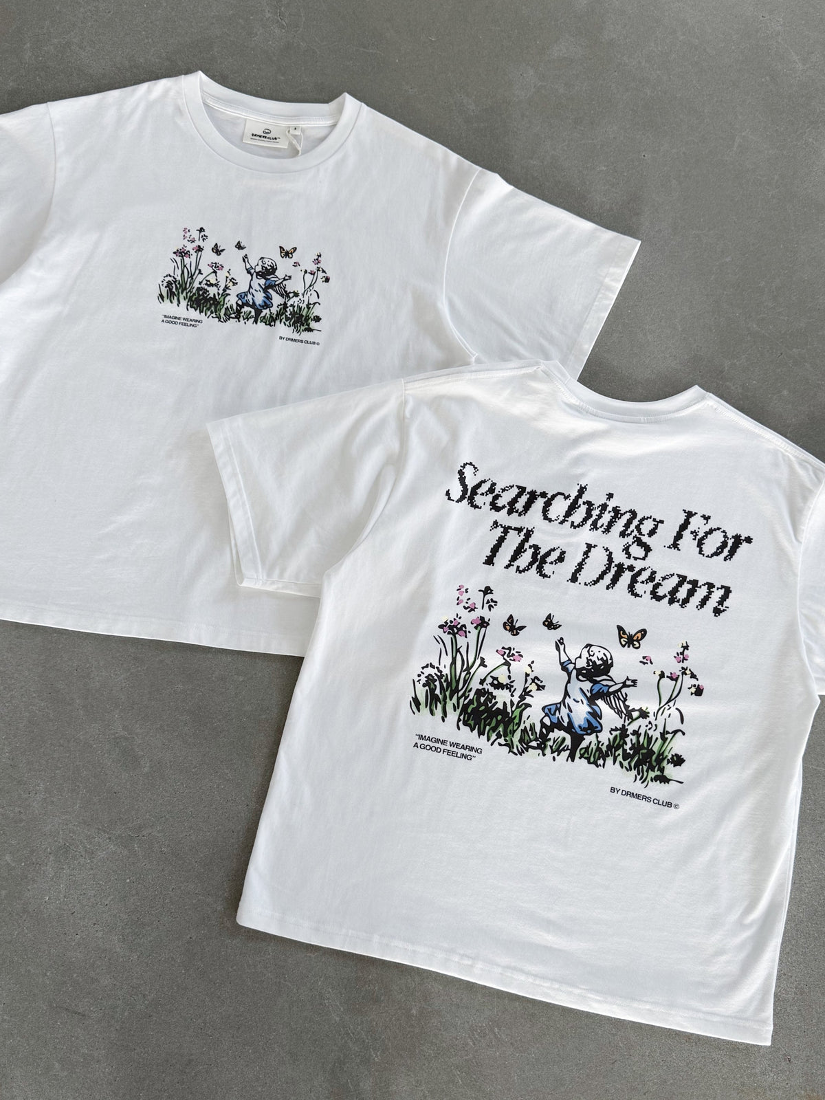 SEARCHING FOR THE DRM TEE - WHITE