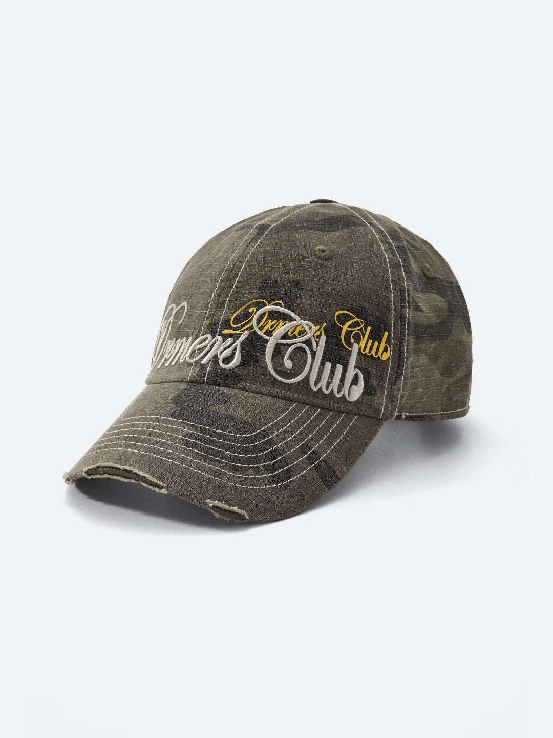 SCRIPT TEXT HAT - CAMO