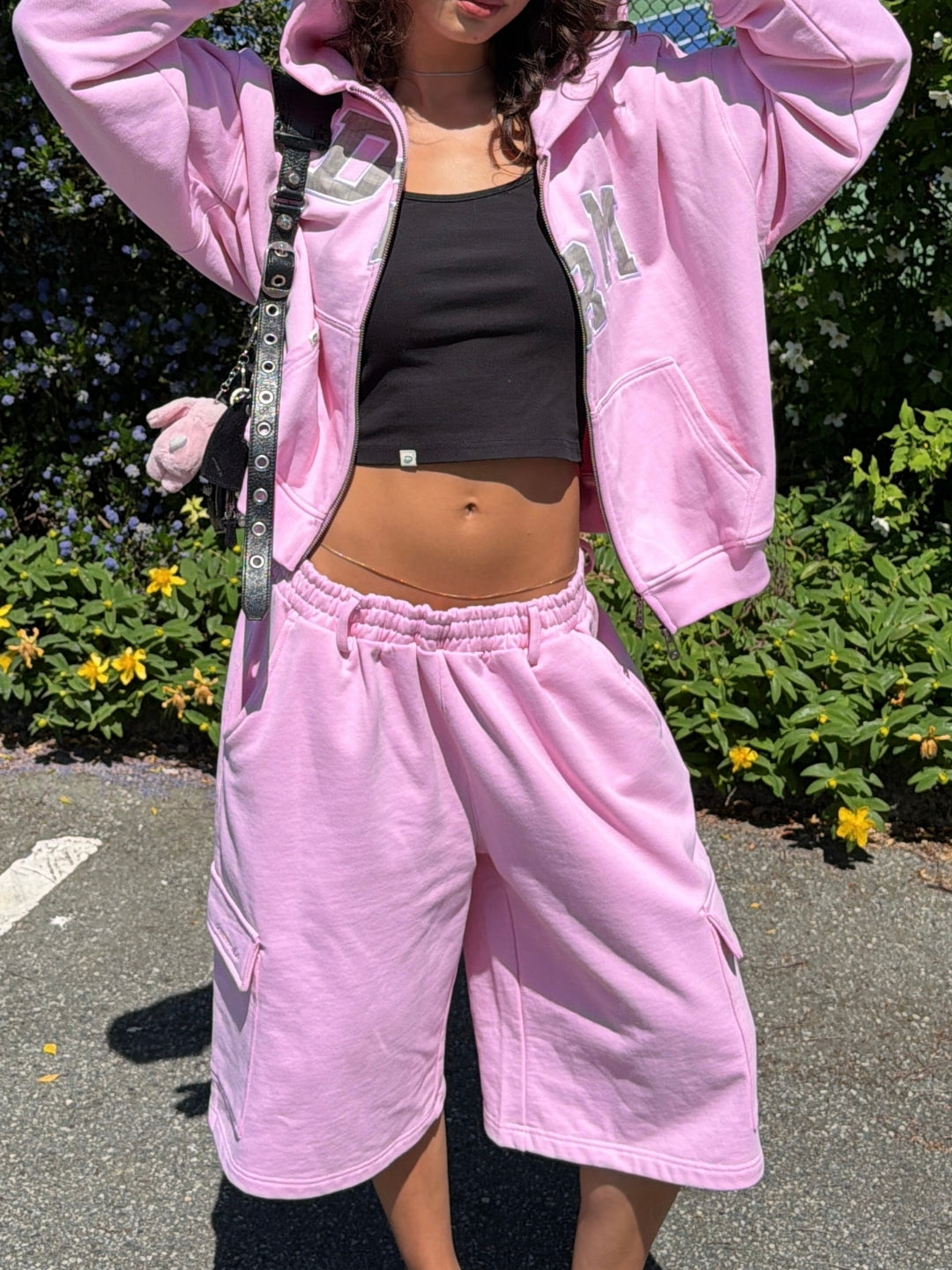DRM ZIP UP - LIGHT PINK