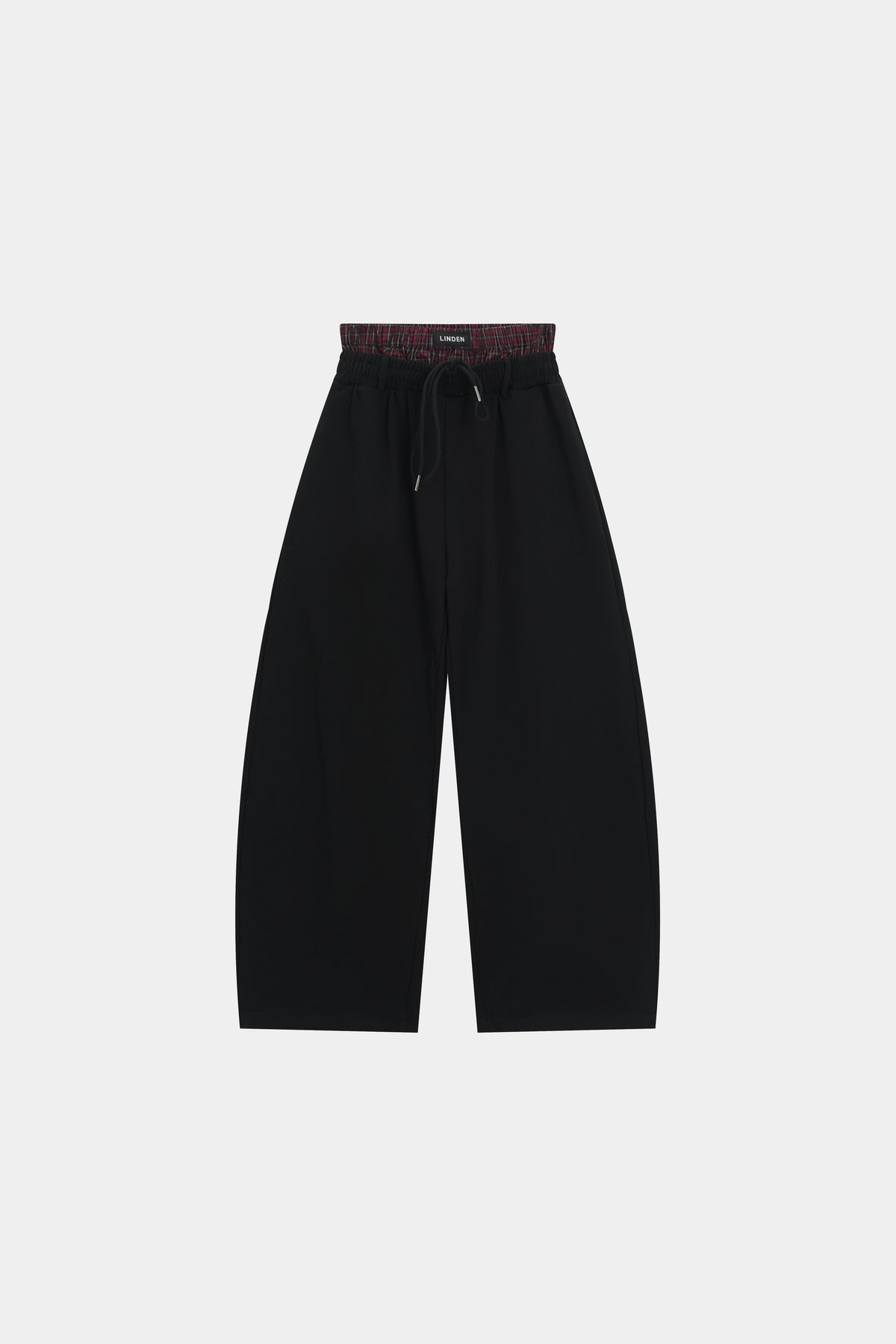 Double-Waist sweatpants Black