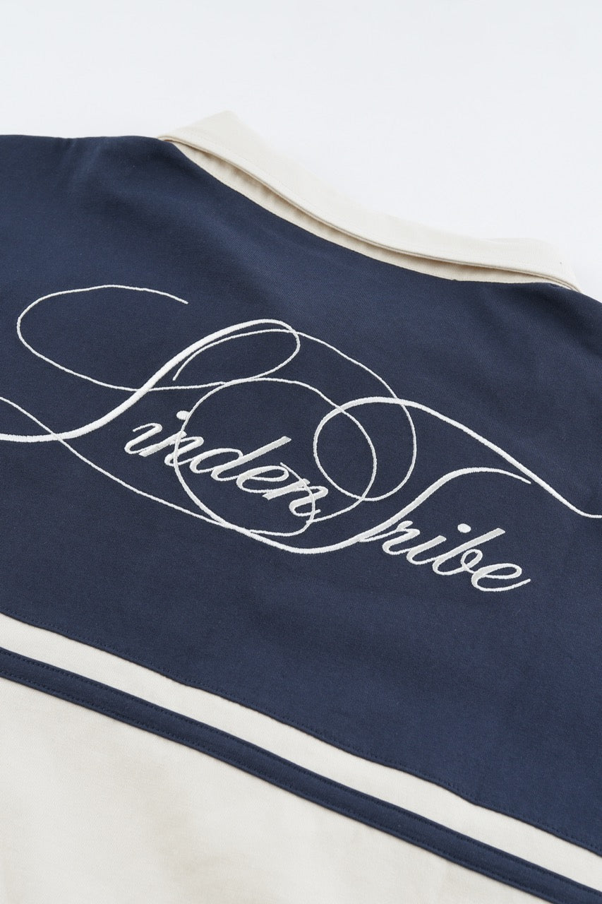 Striped Polo Shirt - Navy