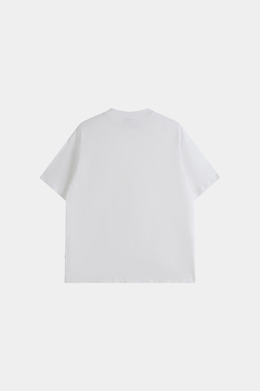 Drop Shoulder T-shirt - White